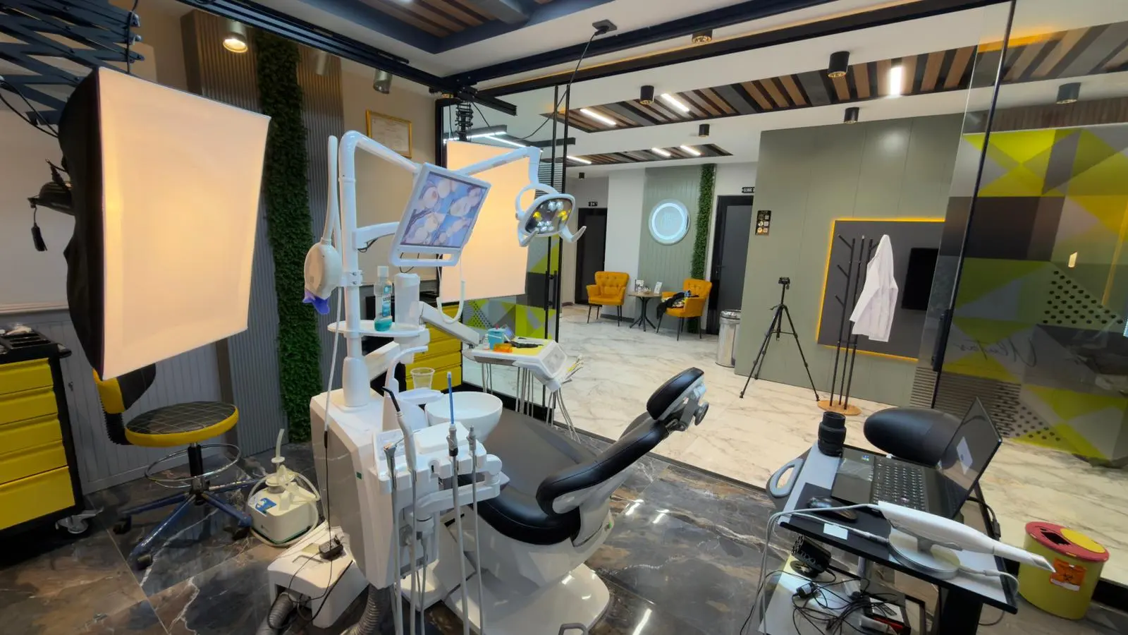 Modern dental clinic interior